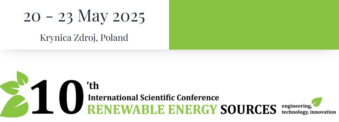 ICORES 2025: 10. Międzynarodowa Konferencja OZE
